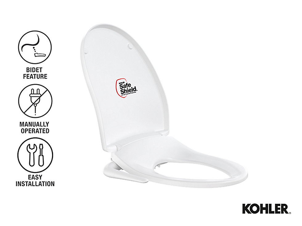 Kohler - Pureclean  Manual Bidet Seat (round)